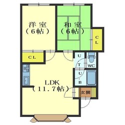 ハイツクリアの物件間取画像